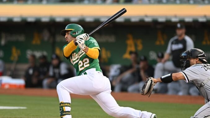 Ramon laureano Oakland A's
